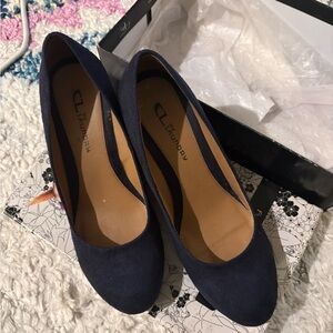 Chinese Laundry Navy Women's Heels